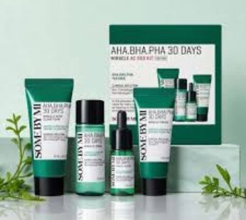 Some By Mi Aha, Bha, Pha 30 Days Miracle AC SOS Kit – 4pcs