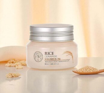The Face Shop Rice & Ceramide Moisturizing Cream – 50ml